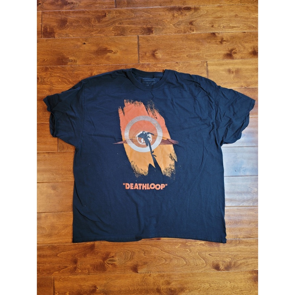 Loot Crate Bethesda Deathloop Gaming Lootwear Exclusive Black  T-shirt 2XL